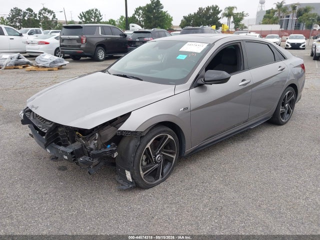 2023 Hyundai Elantra N Line მანქანა იყიდება აუქციონზე, vin: KMHLR4AF1PU415923, აუქციონის ნომერი: 44574318