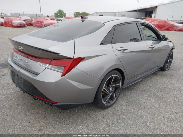 2023 Hyundai Elantra N Line მანქანა იყიდება აუქციონზე, vin: KMHLR4AF1PU415923, აუქციონის ნომერი: 44574318