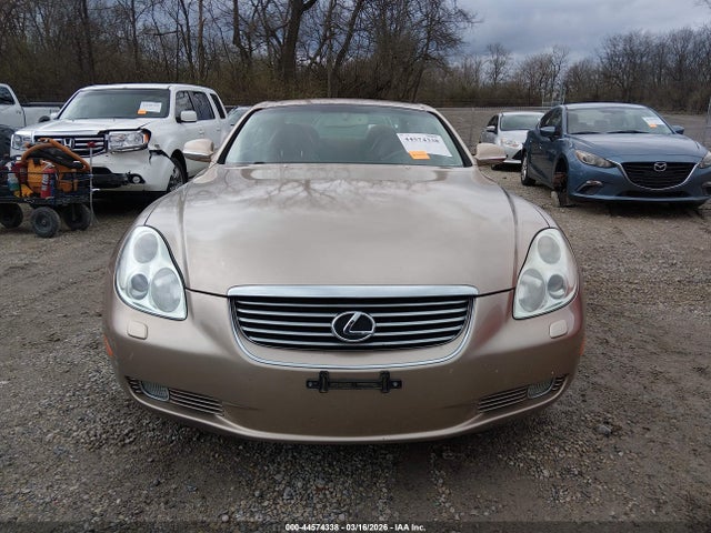 44574338 :رقم المزاد ، JTHFN48Y520028200 vin ، 2002 Lexus Sc 430 مزاد بيع