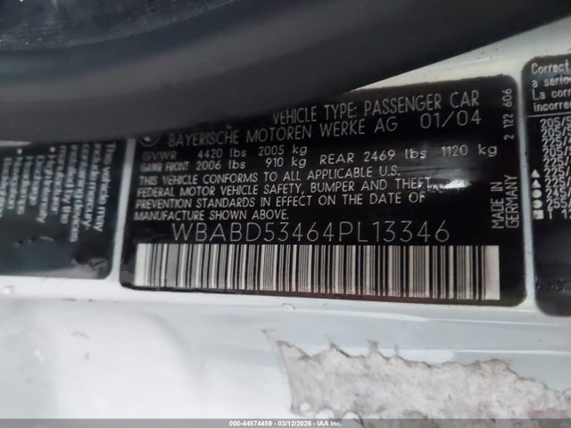 2004 BMW 330CI WBABD53464PL13346 Photo 8