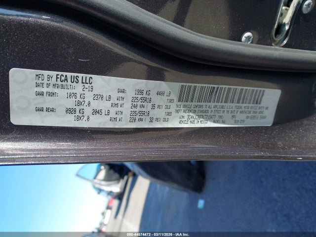 Jeep Compass Altitude Fwd 2019 3C4NJCBB7KT715477 Image 9