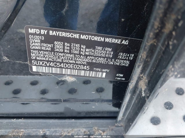 2013 BMW X5 5UXZV4C54D0E02845 Photo 8