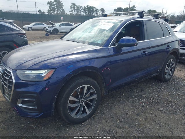 44574613 :رقم المزاد ، WA1AAAFY1M2127655 vin ، 2021 Audi Q5 Premium 45 Tfsi Quattro S Tronic مزاد بيع