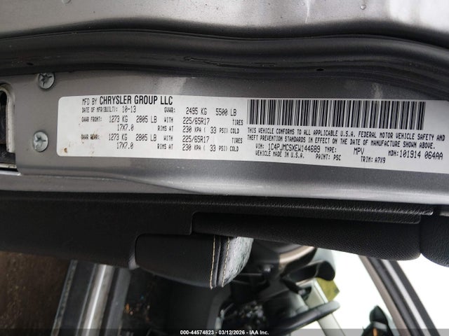 Продажа на аукционе авто 2014 Jeep Cherokee Latitude, vin: 1C4PJMCSXEW144689, номер лота: 44574823