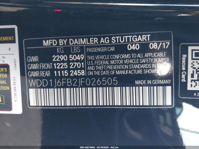 2018 MERCEDES-BENZ E 400 WDD1J6FB2JF026505 Photo 8