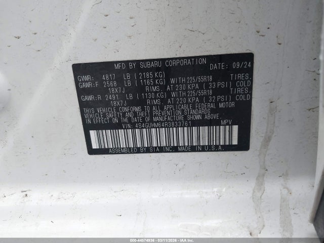 2024 SUBARU CROSSTREK 4S4GUHM64R3833761 Photo 8
