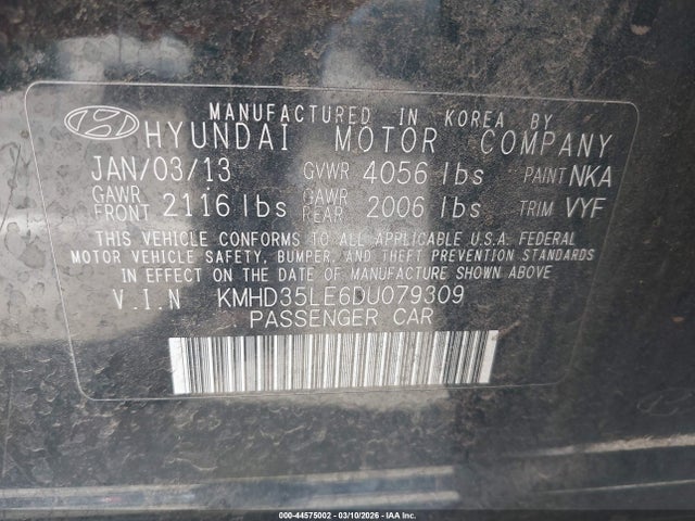 2013 HYUNDAI ELANTRA GT KMHD35LE6DU079309 Photo 8