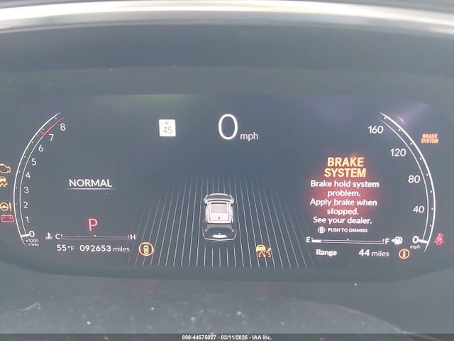 44575027 :رقم المزاد ، 5J8YE1H3XNL017078 vin ، 2022 Acura Mdx Standard مزاد بيع