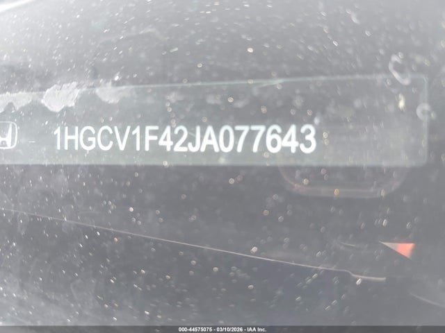 Honda ACCORD EX 2018 1HGCV1F42JA077643 Image 9