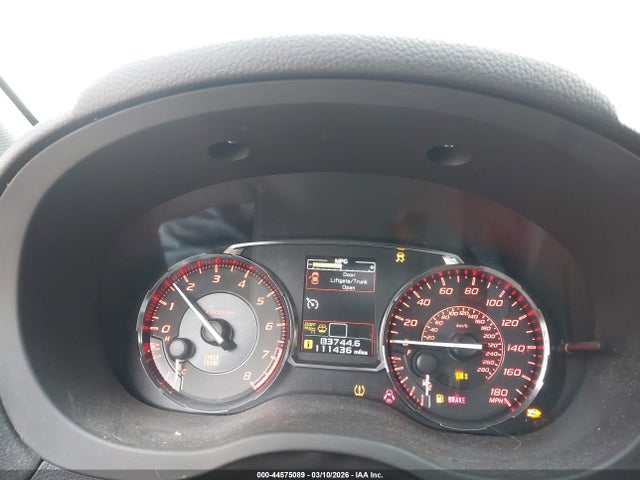Aukcja sprzedaży 2017 Subaru Wrx Limited, vin: JF1VA1L63H9819395, numer aukcji: 44575089