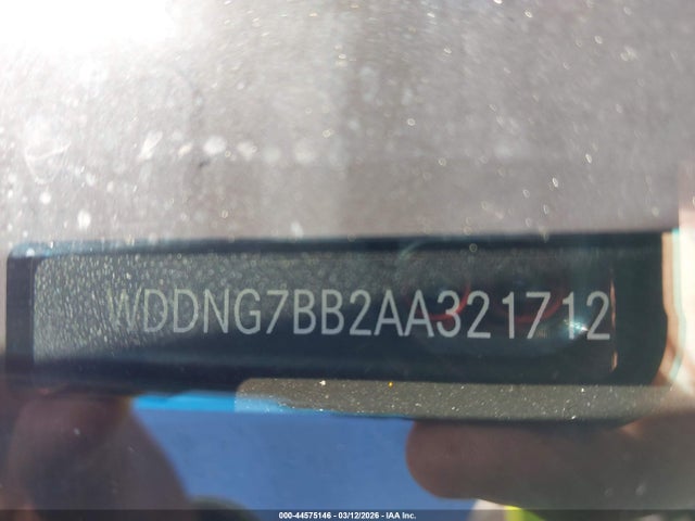 44575146 :رقم المزاد ، WDDNG7BB2AA321712 vin ، 2010 Mercedes-benz S 550 مزاد بيع