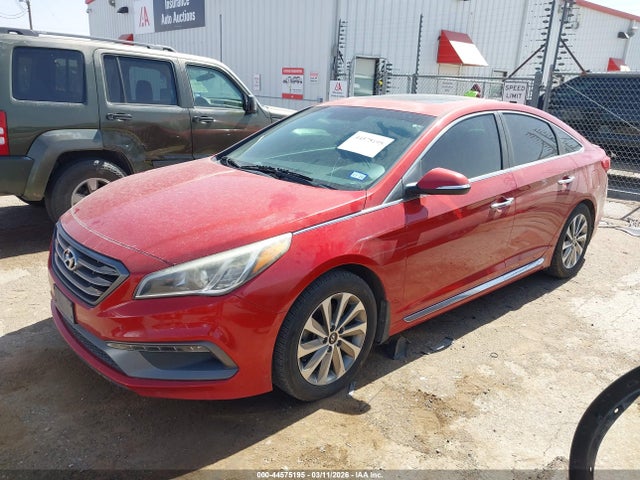 44575195 :رقم المزاد ، 5NPE34AF4HH567396 vin ، 2017 Hyundai Sonata Sport مزاد بيع