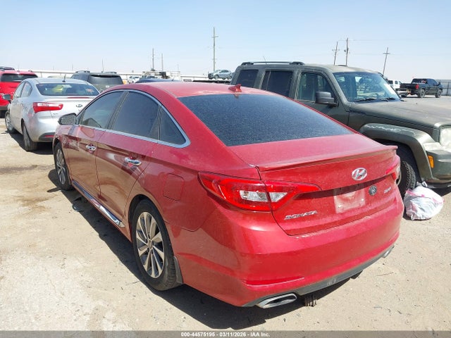 44575195 :رقم المزاد ، 5NPE34AF4HH567396 vin ، 2017 Hyundai Sonata Sport مزاد بيع