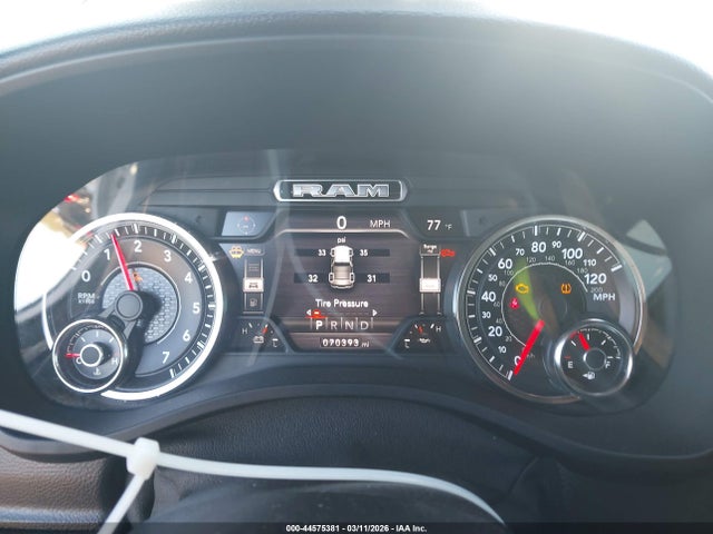 44575381 :رقم المزاد ، 1C6SRFFT9LN396768 vin ، 2020 Ram 1500 Big Horn  4x4 5'7 Box مزاد بيع