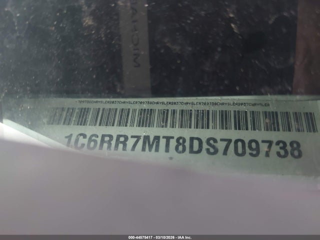 Продаж на аукціоні авто 2013 Ram 1500 Sport, vin: 1C6RR7MT8DS709738, номер лоту: 44575417