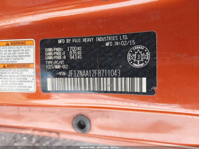 2015 SCION FR-S JF1ZNAA12F8711043 Photo 8