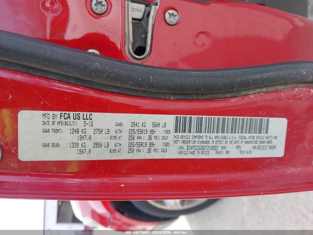 2016 DODGE JOURNEY 3C4PDDGG8GT210923 Photo 8