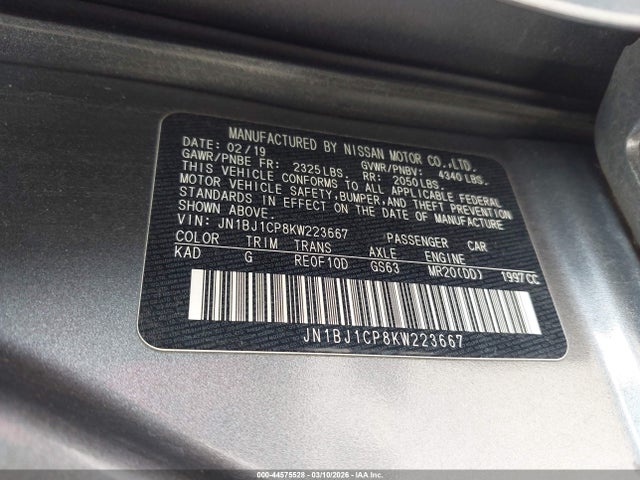 2019 NISSAN ROGUE SPORT JN1BJ1CP8KW223667 Photo 8