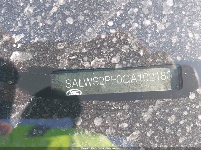 SALWS2PF0GA102180 Land Rover Range Rover Sport 3.0l V6 Supercharged Hse