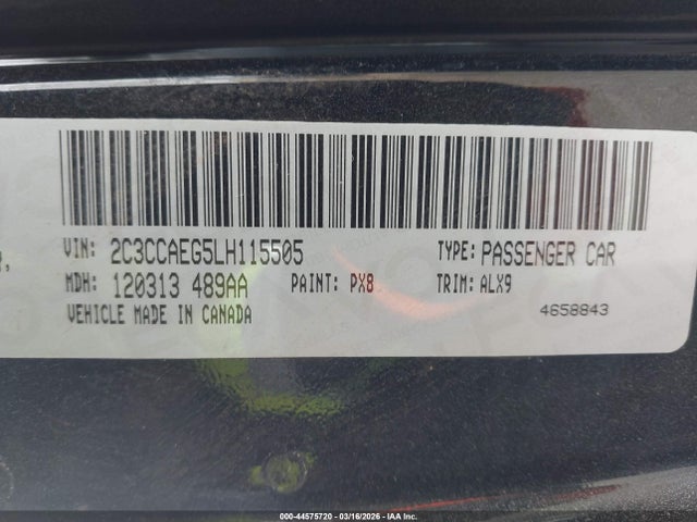 Продажа на аукционе авто 2020 Chrysler 300 Limited, vin: 2C3CCAEG5LH115505, номер лота: 44575720