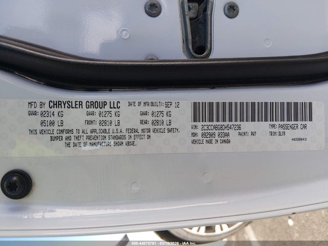 Aukcja sprzedaży 2013 Chrysler 300 300s, vin: 2C3CCABG8DH547236, numer aukcji: 44575761