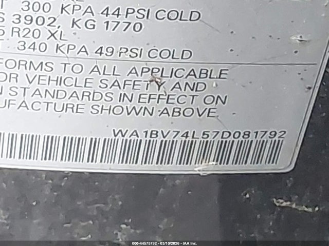 2007 AUDI Q7 WA1BV74L57D081792 Photo 8