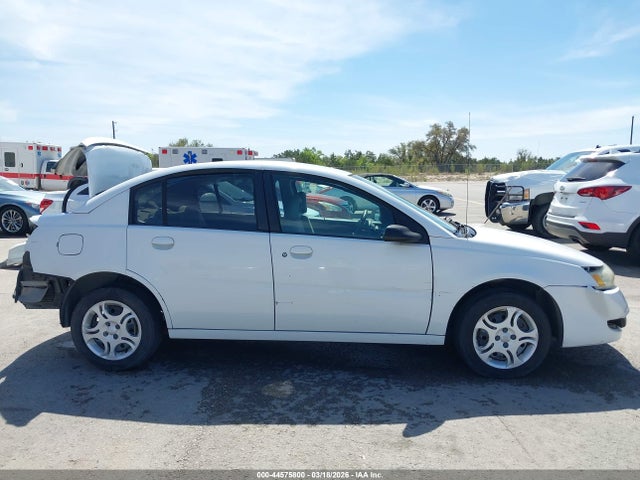 44575800 :رقم المزاد ، 1G8AJ52FX3Z186625 vin ، 2003 Saturn Ion 2 مزاد بيع