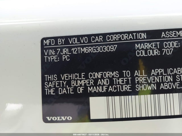 Volvo S60 B5 Ultimate Dark Theme 2024 7JRL12TM6RG303097 Image 9