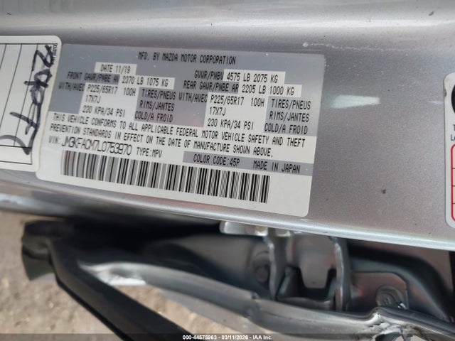 Mazda Cx-5 Touring 2020 JM3KFACM7L0753970 Image 9