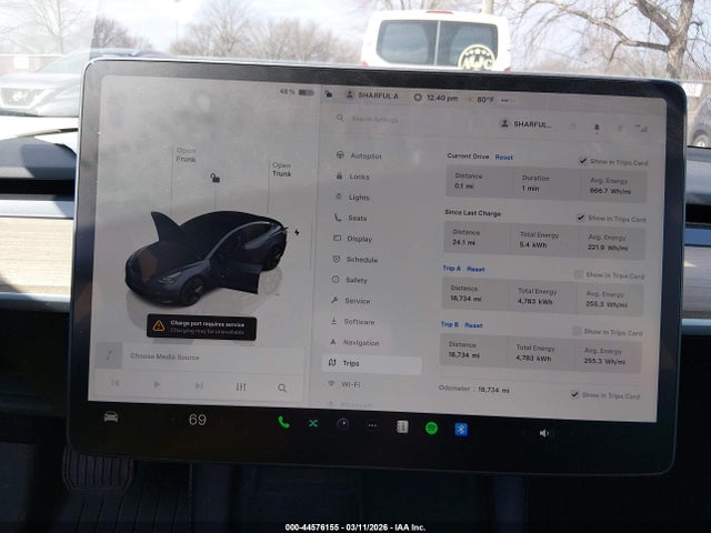 Aukcja sprzedaży 2023 Tesla Model 3 Rear-wheel Drive, vin: 5YJ3E1EA1PF656693, numer aukcji: 44576155