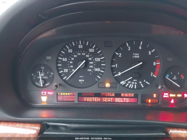 Aukcja sprzedaży 2000 Bmw 740ia, vin: WBAGG8341YDN77628, numer aukcji: 44576165
