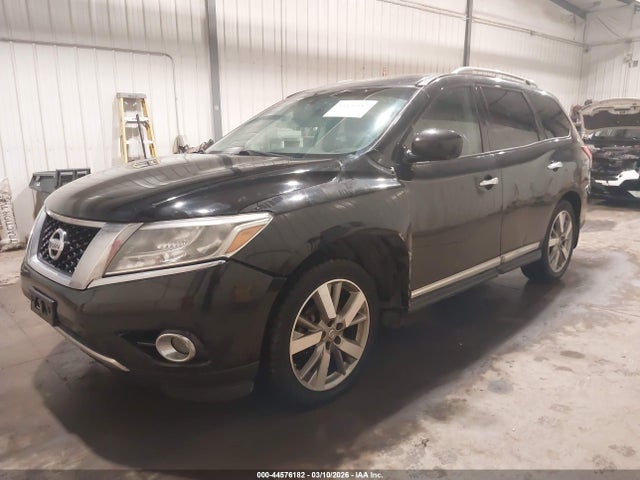 2014 Nissan Pathfinder Platinum მანქანა იყიდება აუქციონზე, vin: 5N1AR2MM7EC601345, აუქციონის ნომერი: 44576182