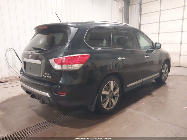 2014 Nissan Pathfinder Platinum მანქანა იყიდება აუქციონზე, vin: 5N1AR2MM7EC601345, აუქციონის ნომერი: 44576182