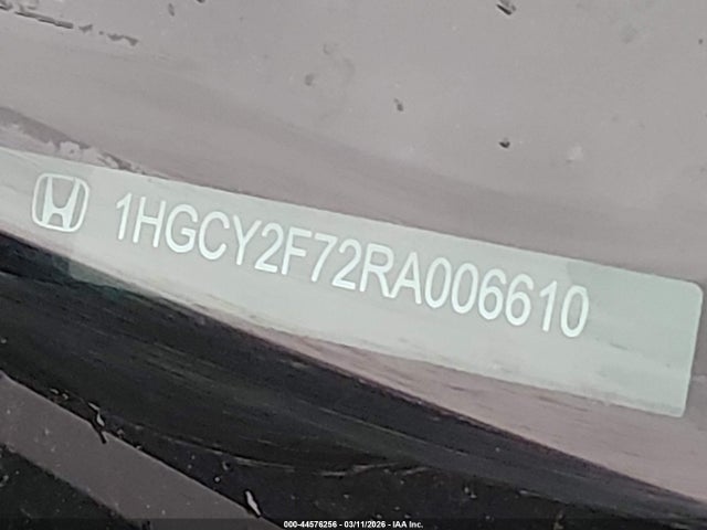 2024 Honda Accord Hybrid Sport-l მანქანა იყიდება აუქციონზე, vin: 1HGCY2F72RA006610, აუქციონის ნომერი: 44576256