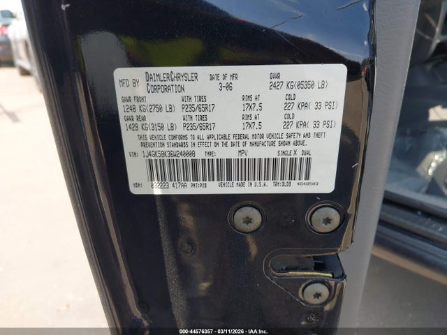 2006 JEEP LIBERTY 1J4GK58K36W240008 Photo 8