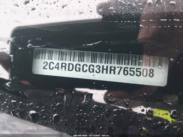 2C4RDGCG3HR765508 Dodge Grand Caravan Sxt