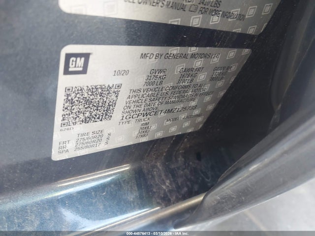 1GCPWCET4MZ125733 Chevrolet Silverado 1500 2wd Short Bed Lt