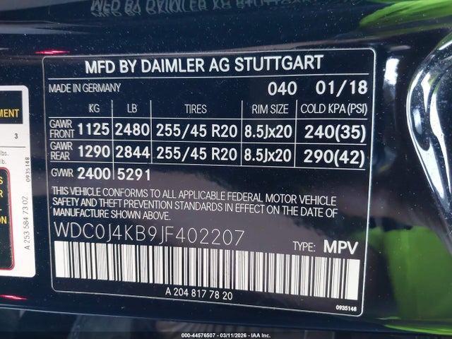 2018 MERCEDES-BENZ GLC 300 COUPE WDC0J4KB9JF402207 Photo 8
