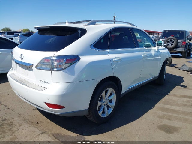 44576543 :رقم المزاد ، 2T2ZK1BA2AC039351 vin ، 2010 Lexus Rx 350 مزاد بيع