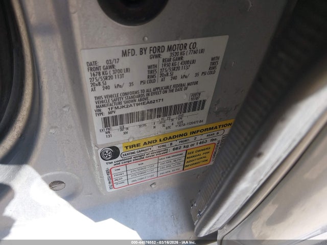 Ford Expedition El Limited 2017 1FMJK2AT9HEA62171 Image 9