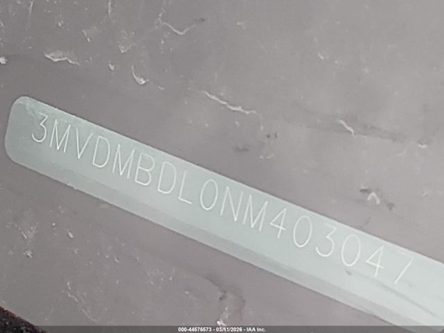 44576573 :رقم المزاد ، 3MVDMBDL0NM403047 vin ، 2022 Mazda Cx-30 Premium مزاد بيع