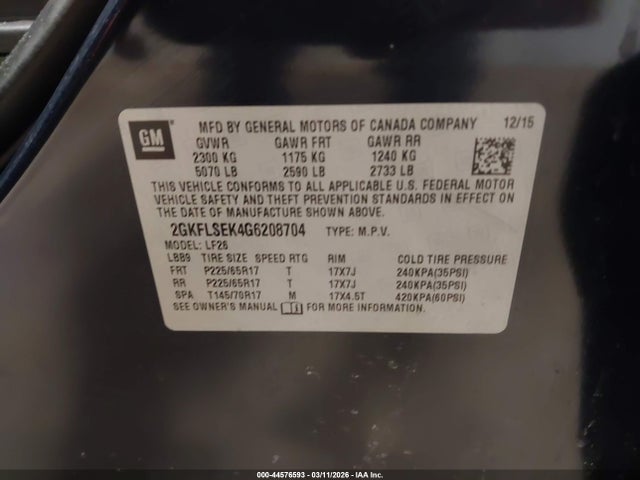 2GKFLSEK4G6208704 GMC Terrain Sle-1