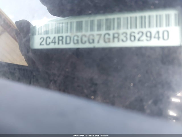 2C4RDGCG7GR362940 Dodge Grand Caravan Sxt