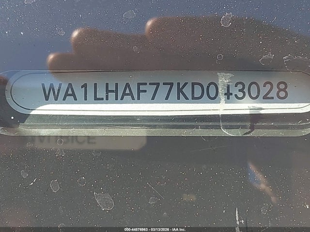 Aukcja sprzedaży 2019 Audi Q7 45 Premium, vin: WA1LHAF77KD043028, numer aukcji: 44576963