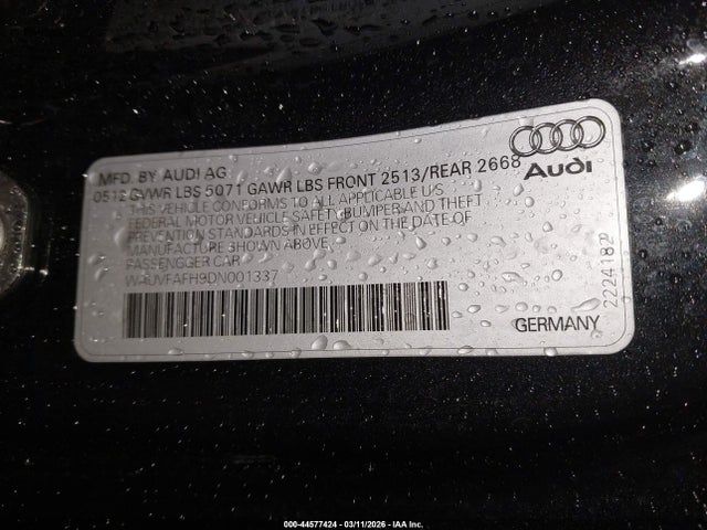 2013 AUDI A5 WAUVFAFH9DN001337 Photo 8