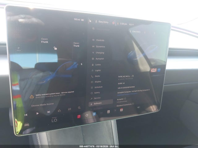 Продаж на аукціоні авто 2025 Tesla Model 3 Long Range Rear-wheel Drive/standard Rear-wheel Drive, vin: 5YJ3E1EA1SF041599, номер лоту: 44577476