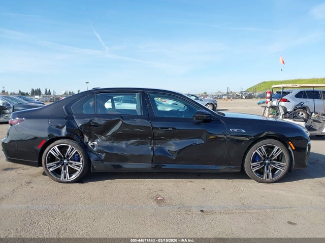 2024 Bmw I7 M70 მანქანა იყიდება აუქციონზე, vin: WBY83EH00RCP70463, აუქციონის ნომერი: 44577483