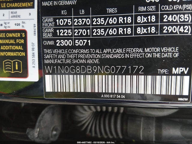 2022 MERCEDES-BENZ GLC 300 W1N0G8DB9NG077172 Photo 8