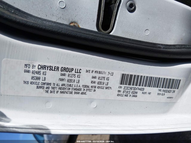 Продажа на аукционе авто 2013 Chrysler 300 300s, vin: 2C3CCABT8DH744839, номер лота: 44577706