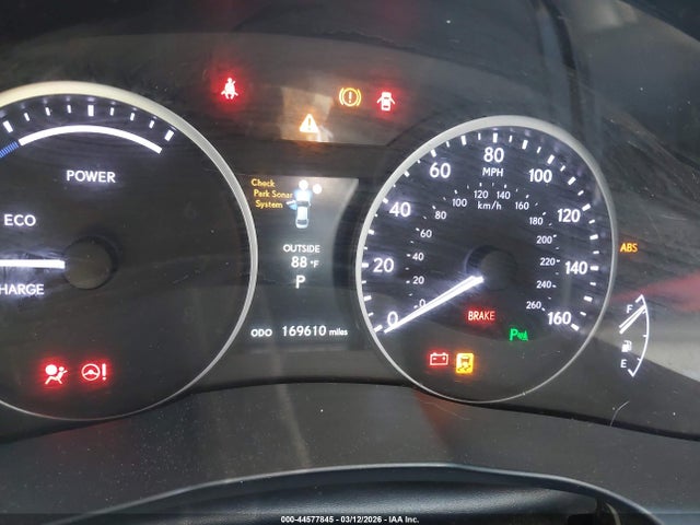 44577845 :رقم المزاد ، JTHBW1GG9E2054147 vin ، 2014 Lexus Es 300h مزاد بيع